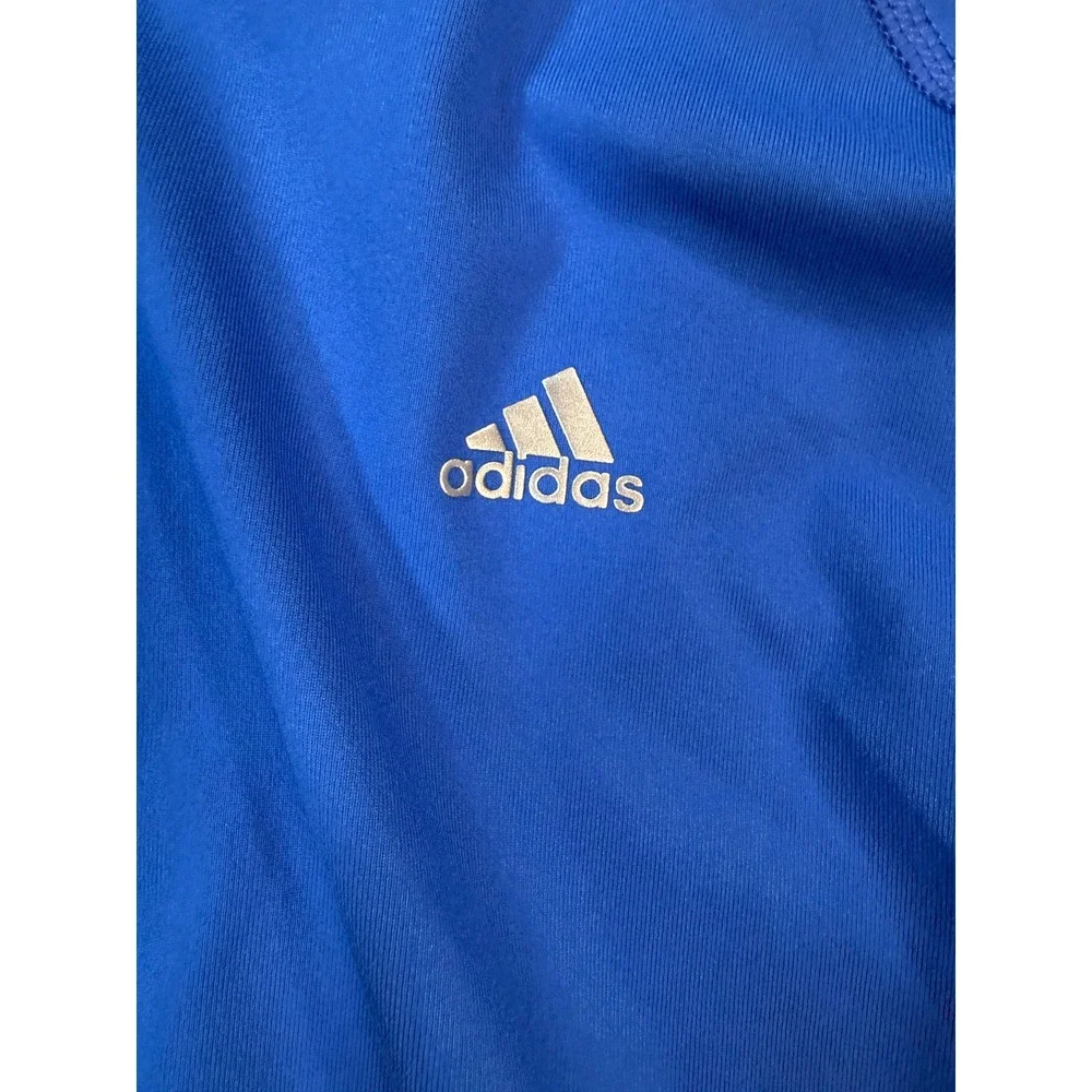 Adidas‎ Mens Climalite 1/4 Zip Pullover Royal Blue Running Training Top Large